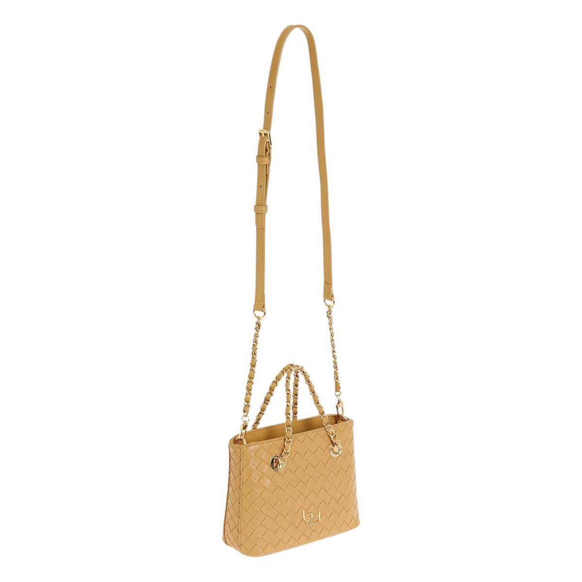 By Byblos Borsa a Mano Donna Naturale Intrecciato con Tracolla