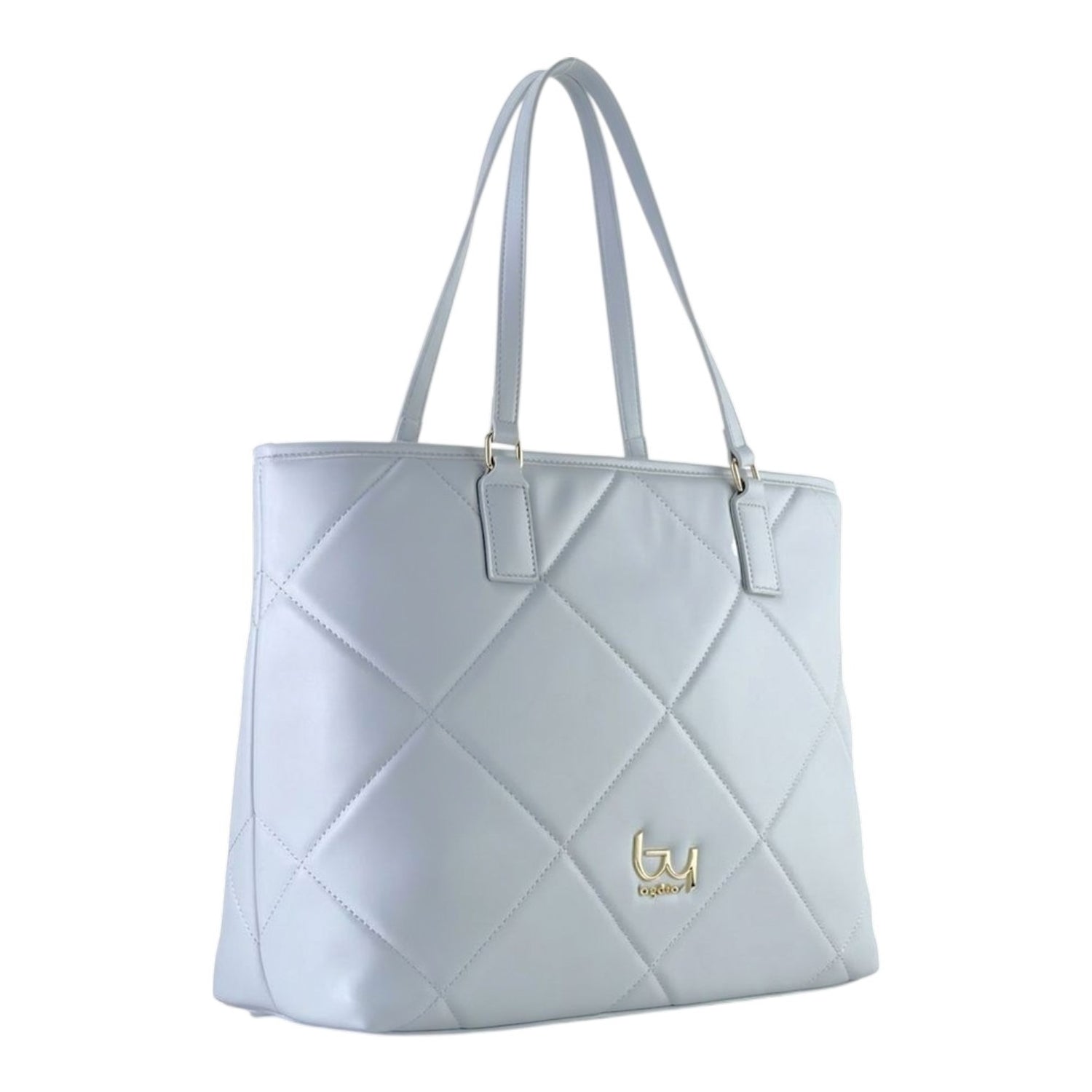 By Byblos Shopper Donna Trapuntata Perla in Ecopelle