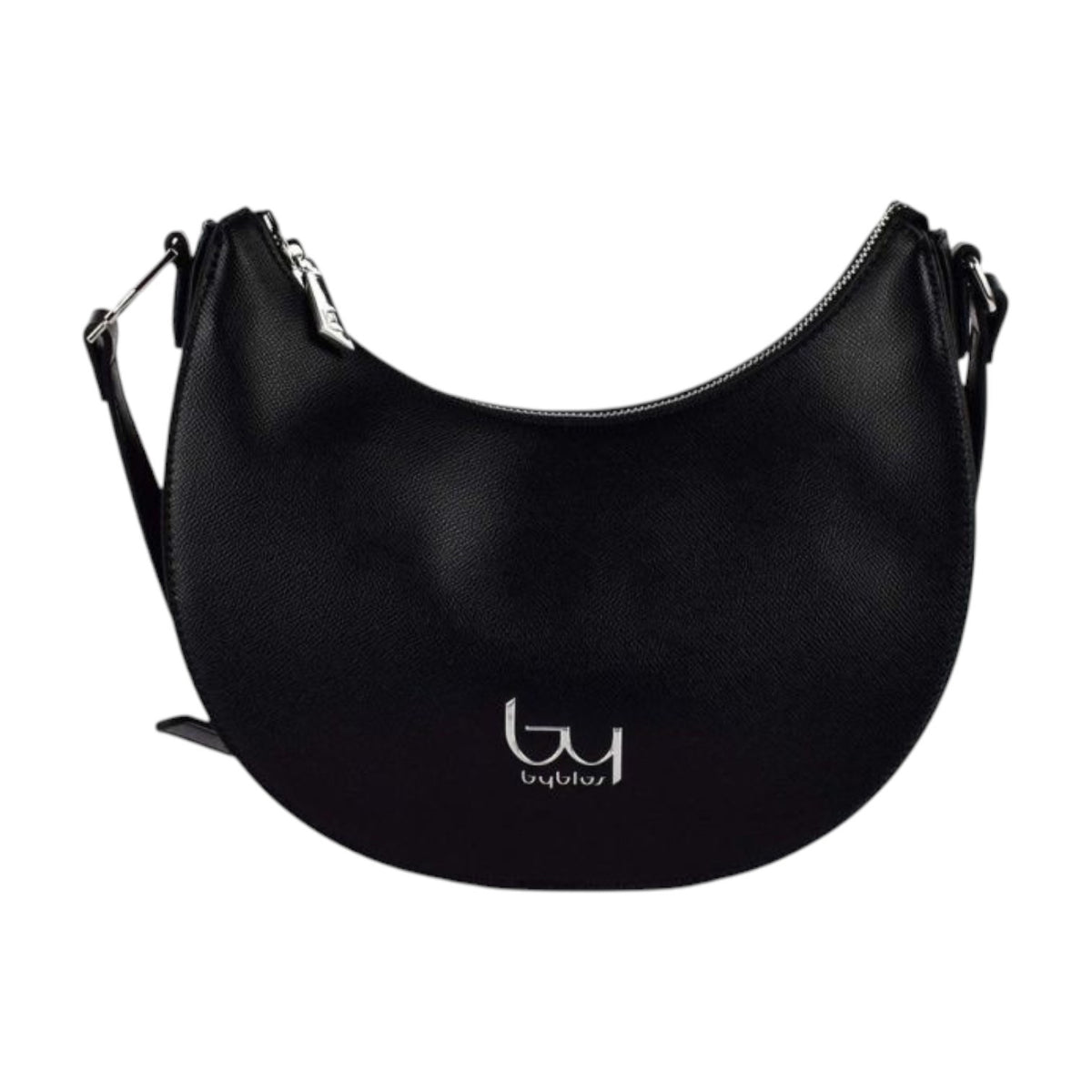 By Byblos Borsa a Tracolla Mezzaluna Donna Nero con Tracolla