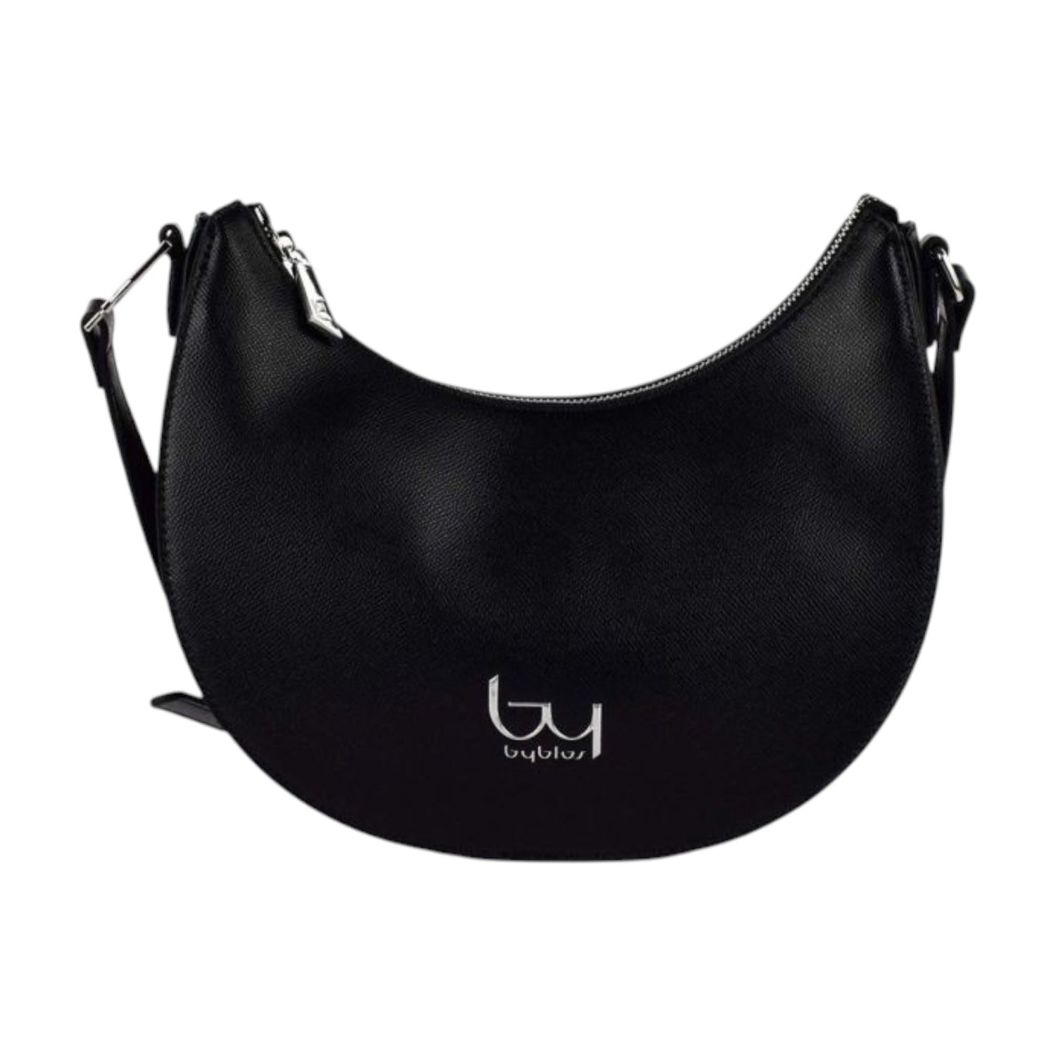 By Byblos Borsa a Tracolla Mezzaluna Donna Nero con Tracolla