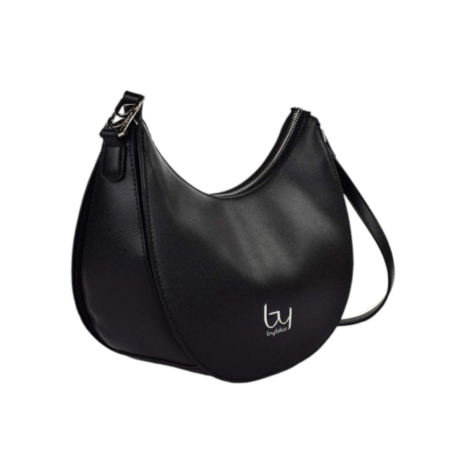 By Byblos Borsa a Tracolla Mezzaluna Donna Nero con Tracolla
