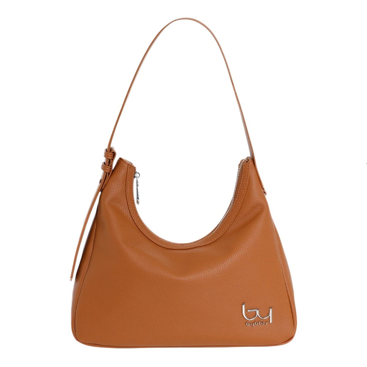 By Byblos Borsa a Spalla Donna in Ecopelle Martellata Cuoio