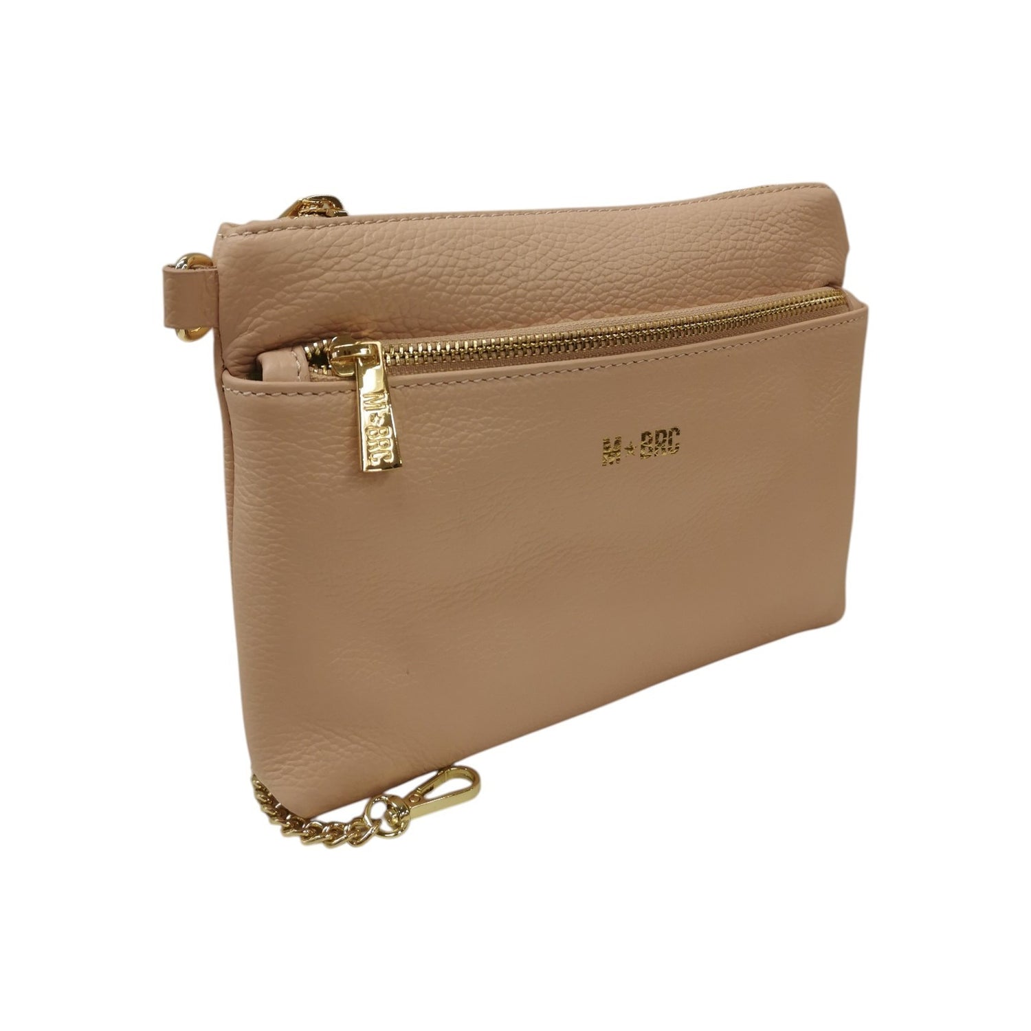 M Brc Pochette Donna Linea Jolly Cipria in Pelle