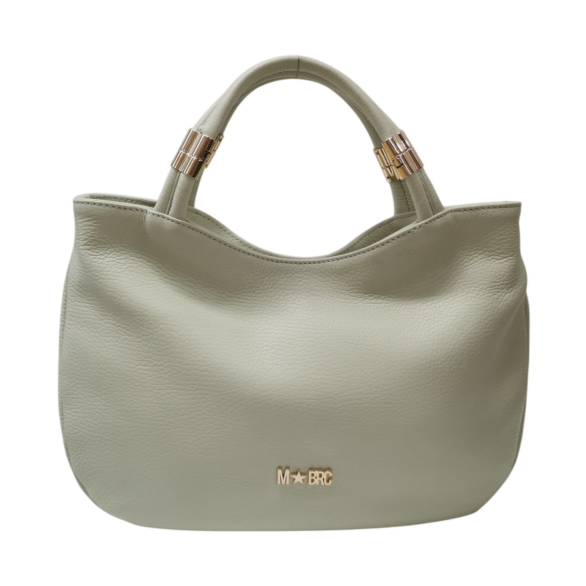 M Brc Borsa a Spalla Donna Linea Tubolar Acqua con Doppio Manico