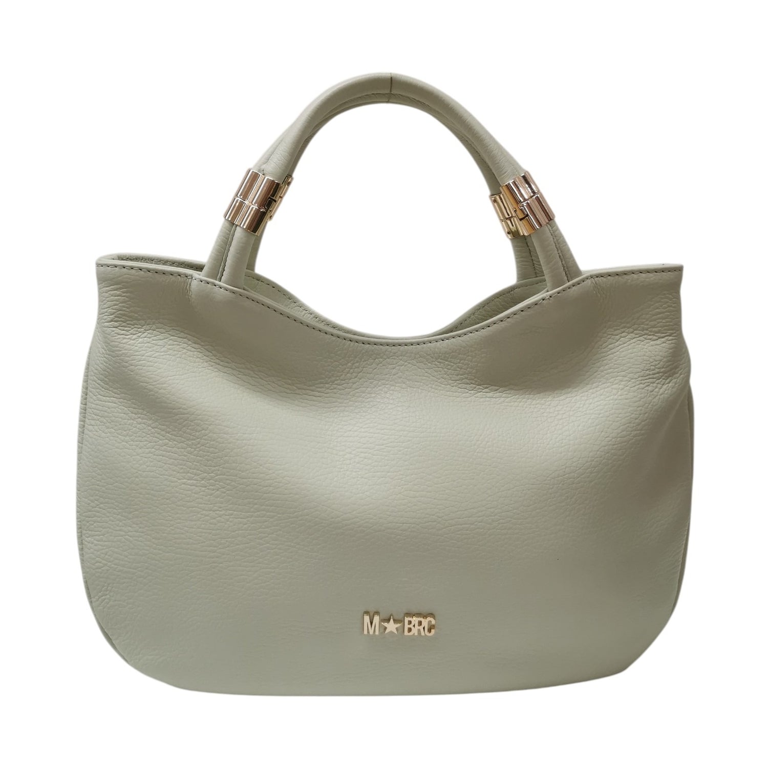 M Brc Borsa a Spalla Donna Linea Tubolar Acqua con Doppio Manico