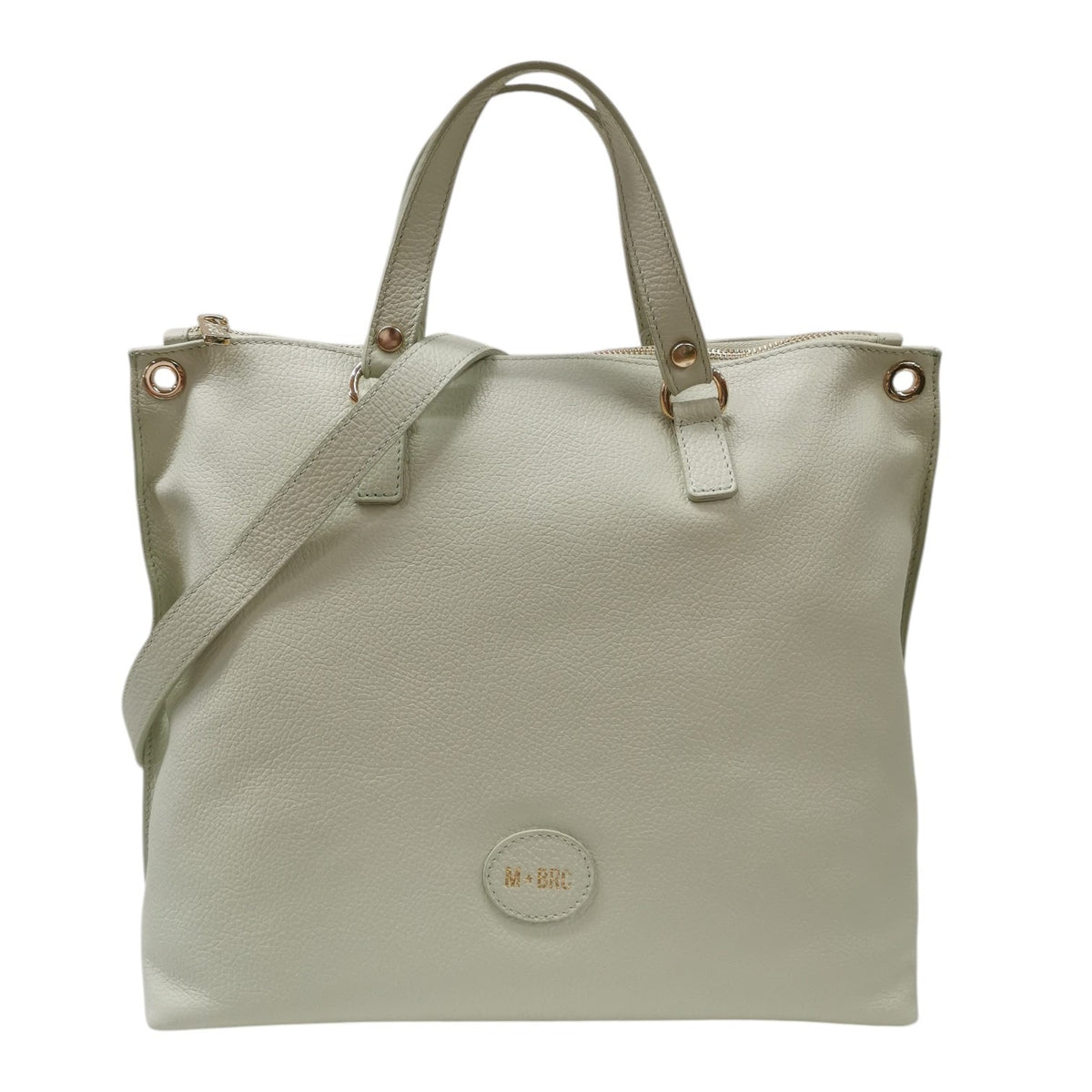 M Brc Borsa a Spalla Donna Linea Bom Bom in Pelle Acqua