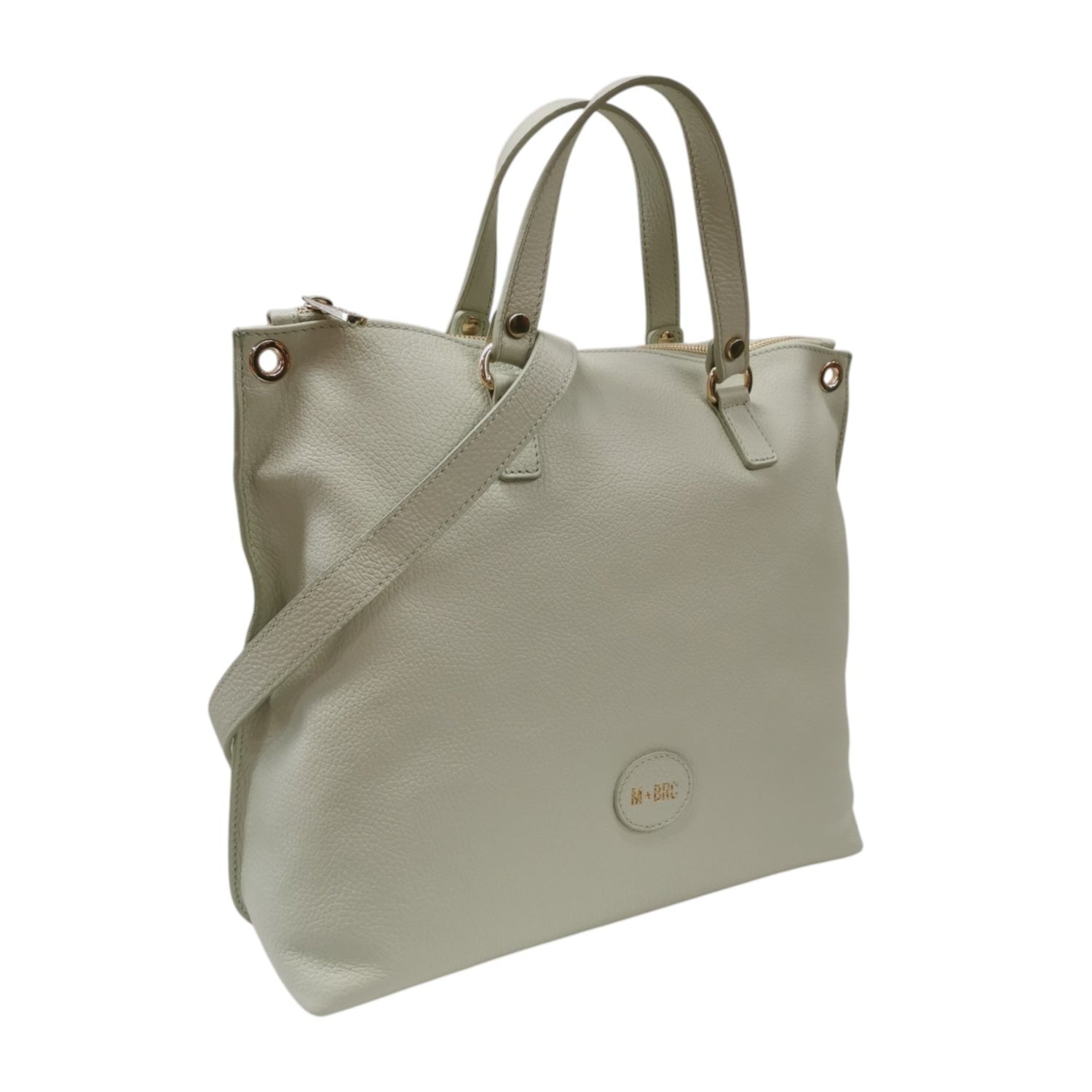 M Brc Borsa a Spalla Donna Linea Bom Bom in Pelle Acqua