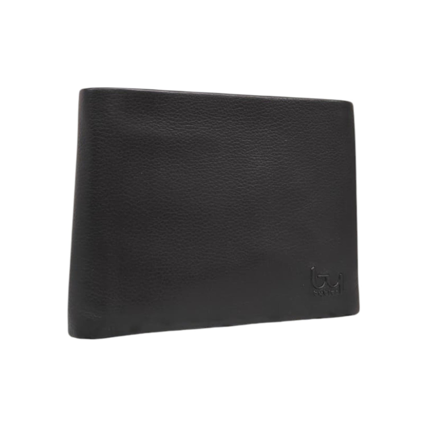 By Byblos Portafoglio Uomo Nero in Pelle con Logo in Basso