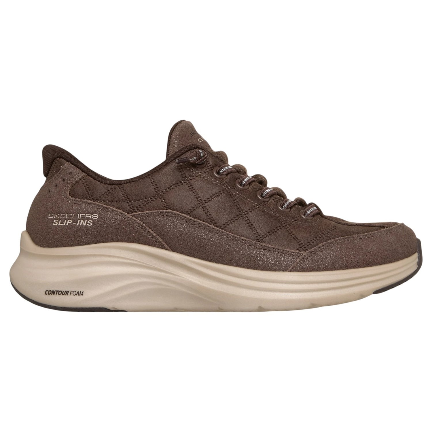 Skechers Slip-ins Donna Cioccolato: Contour Foam - Cozy Fit Natural Ease