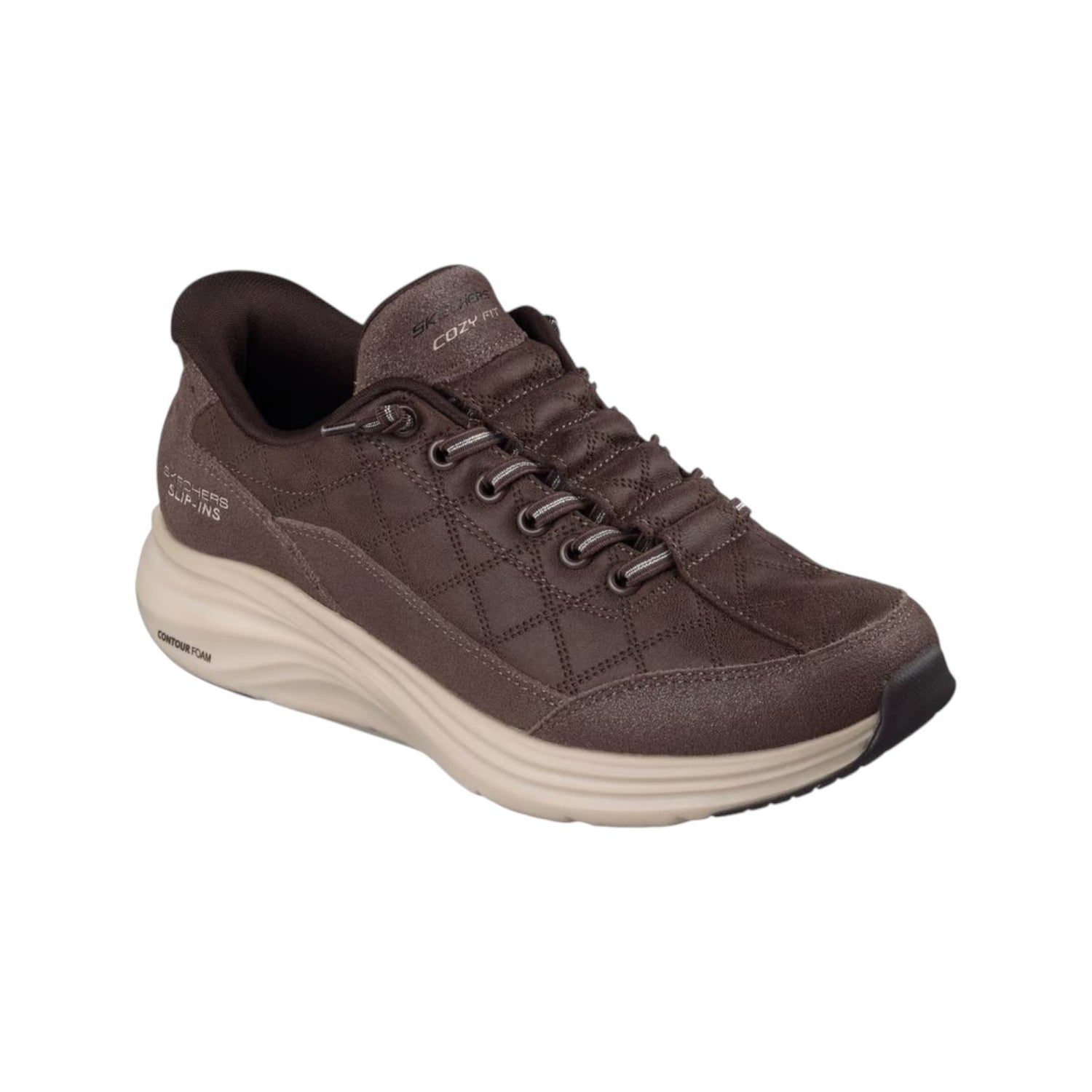 Skechers Slip-ins Donna Cioccolato: Contour Foam - Cozy Fit Natural Ease