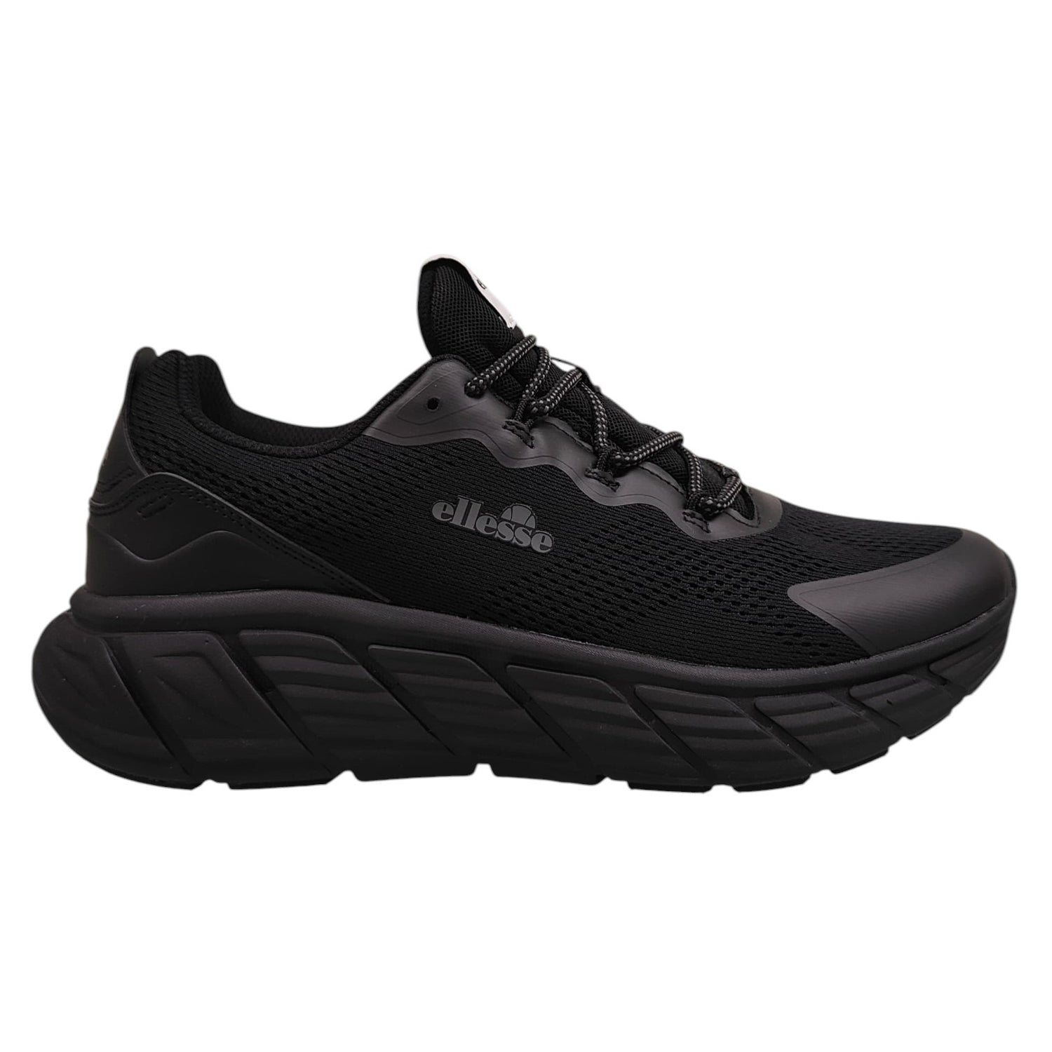 Ellesse Sneakers Uomo in Tessuto Nero con Plantare Estraibile
