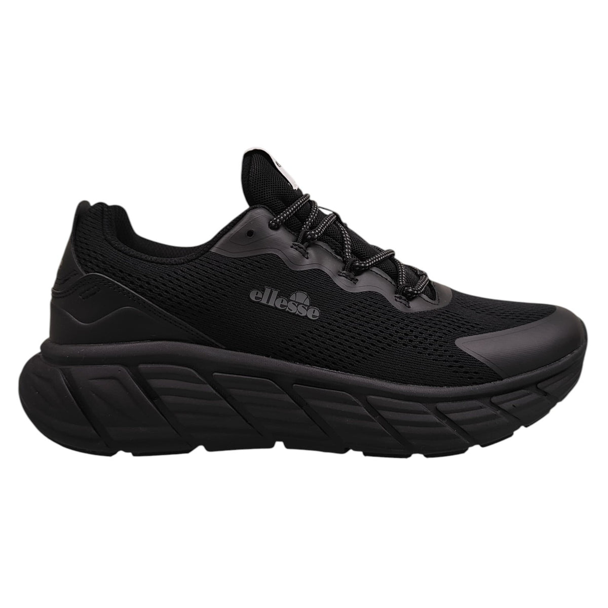 Ellesse Sneakers Uomo in Tessuto Nero con Plantare Estraibile