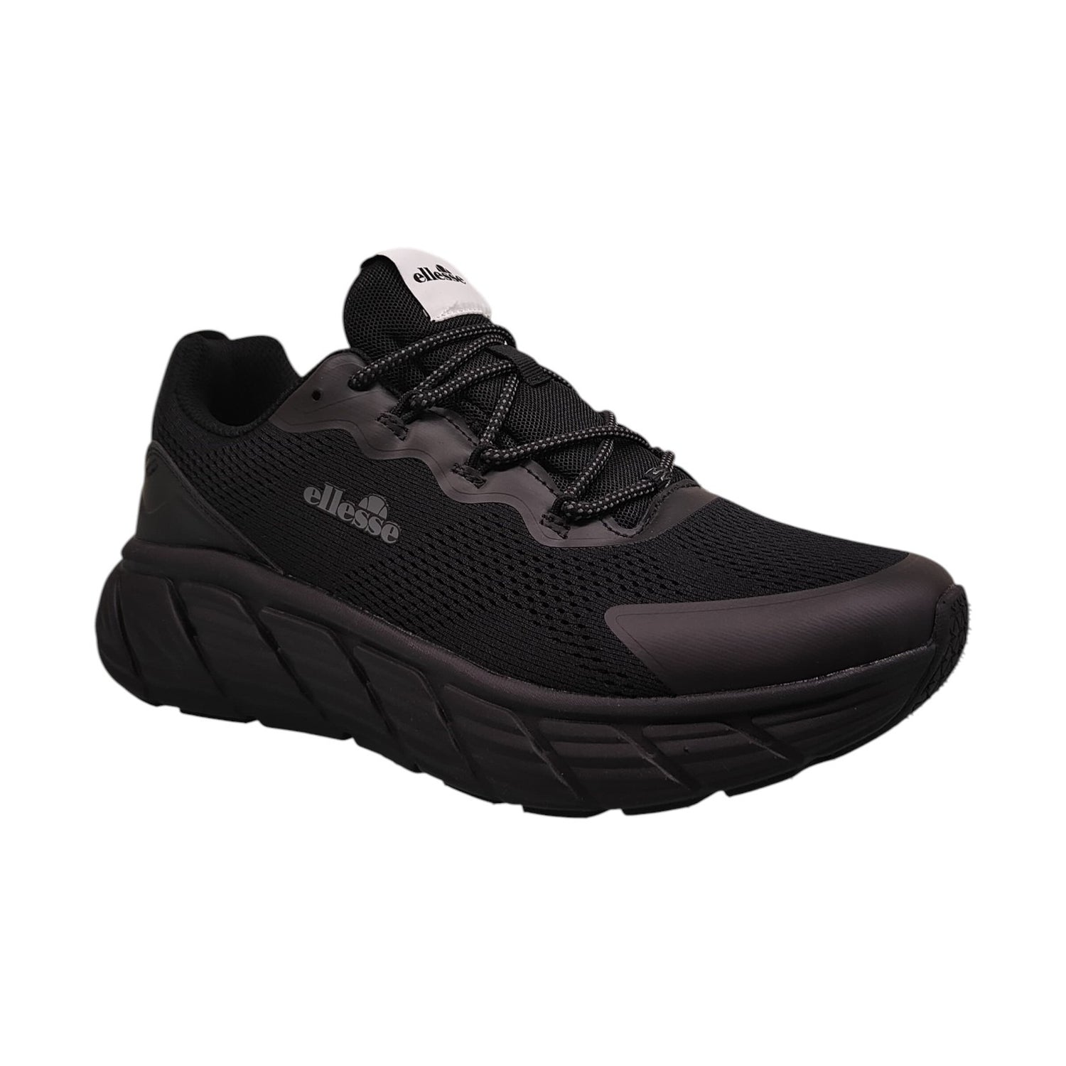 Ellesse Sneakers Uomo in Tessuto Nero con Plantare Estraibile