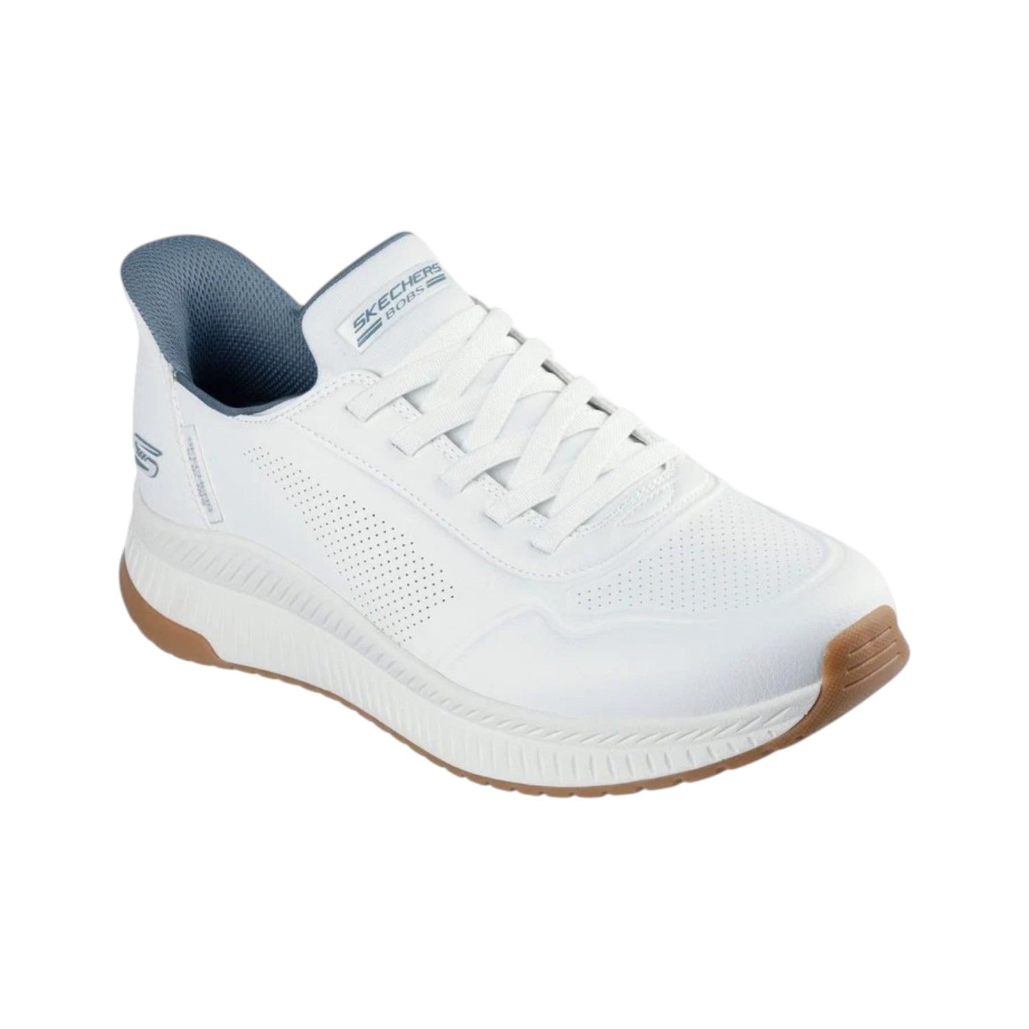Skechers Slip-ins Uomo Bianco: Bobs Sport Squad 4 - Direct Step