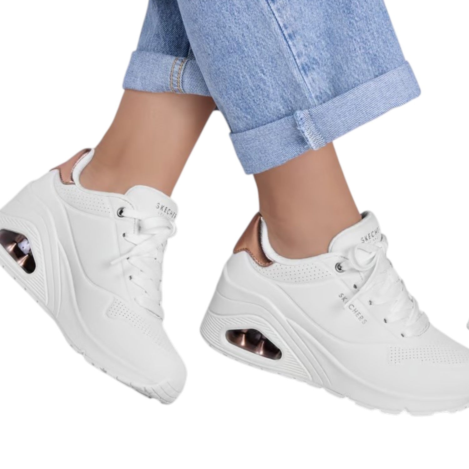 Skechers Sneakers Donna Bianca Uno Wedge - HI Steps