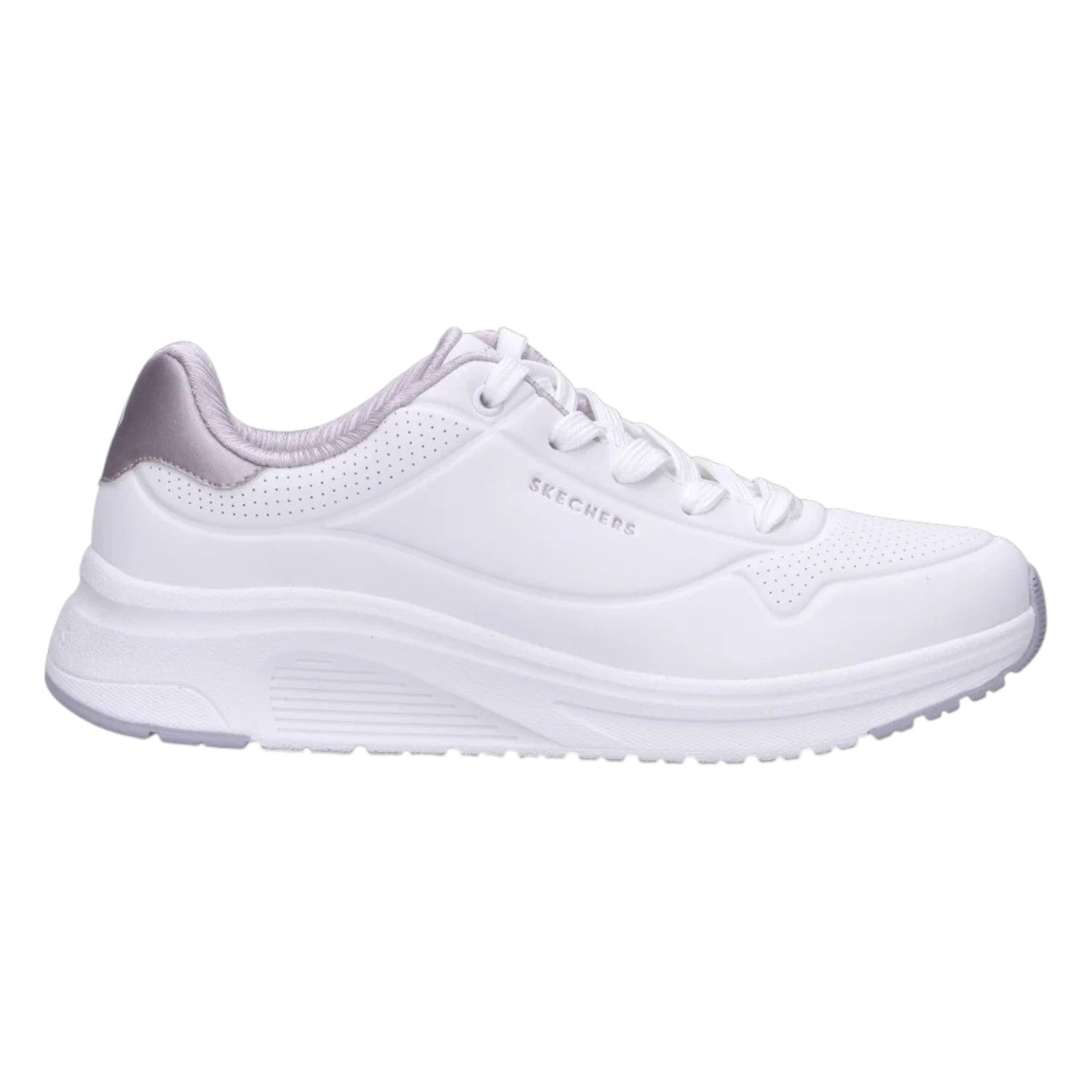 Skechers Sneakers Donna Bianca Lavanda Uno Lite 2
