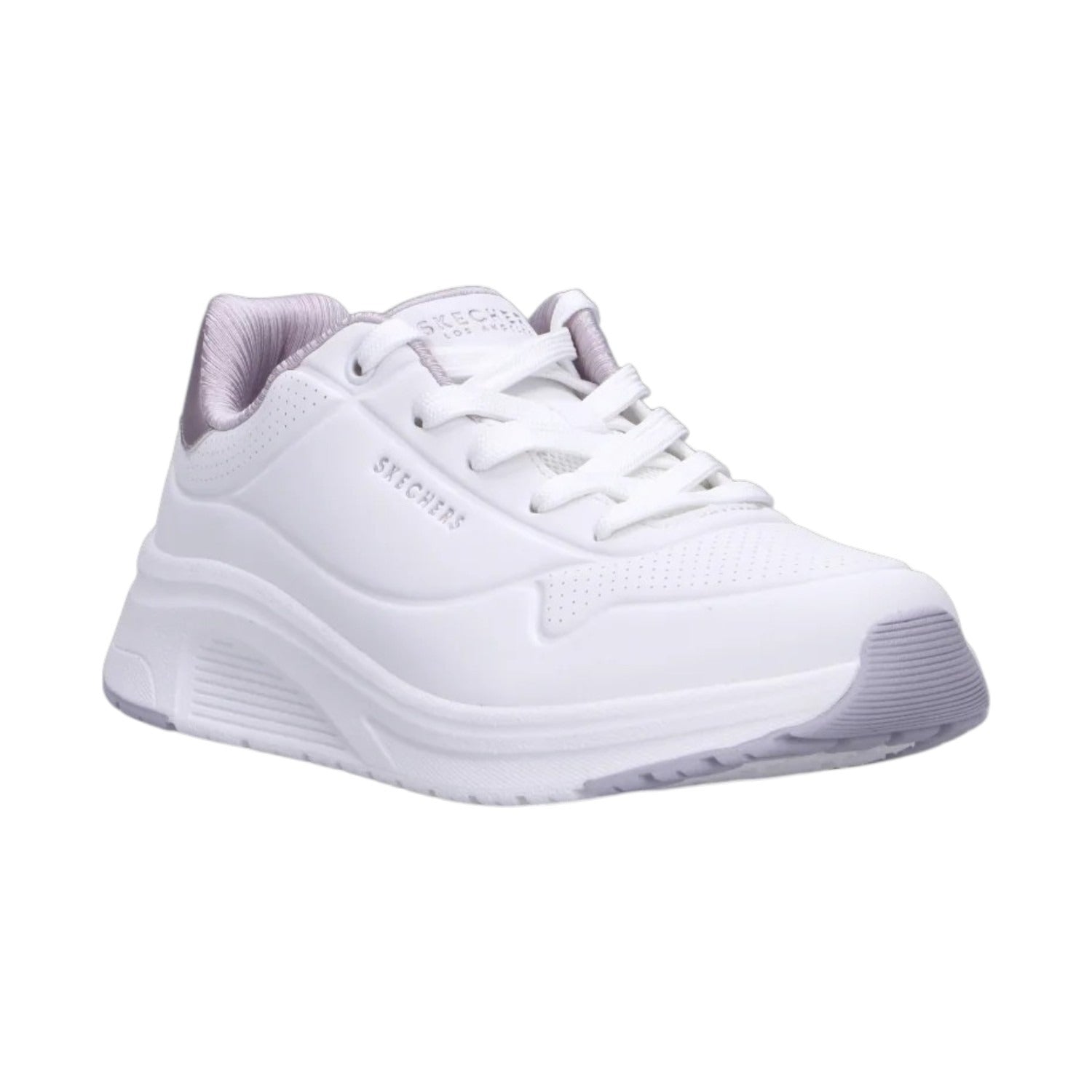 Skechers Sneakers Donna Bianca Lavanda Uno Lite 2