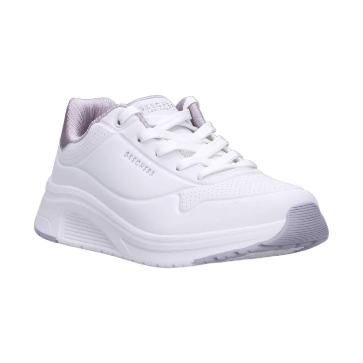 Skechers Sneakers Donna Bianca Lavanda Uno Lite 2