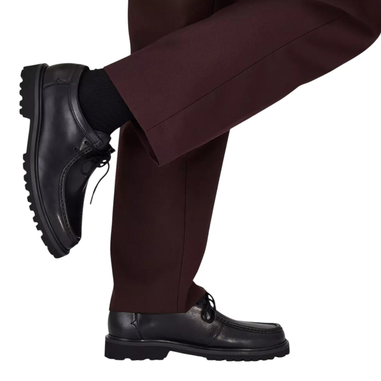 Clarks Berwick Seam Allacciato Uomo in Pelle Nera