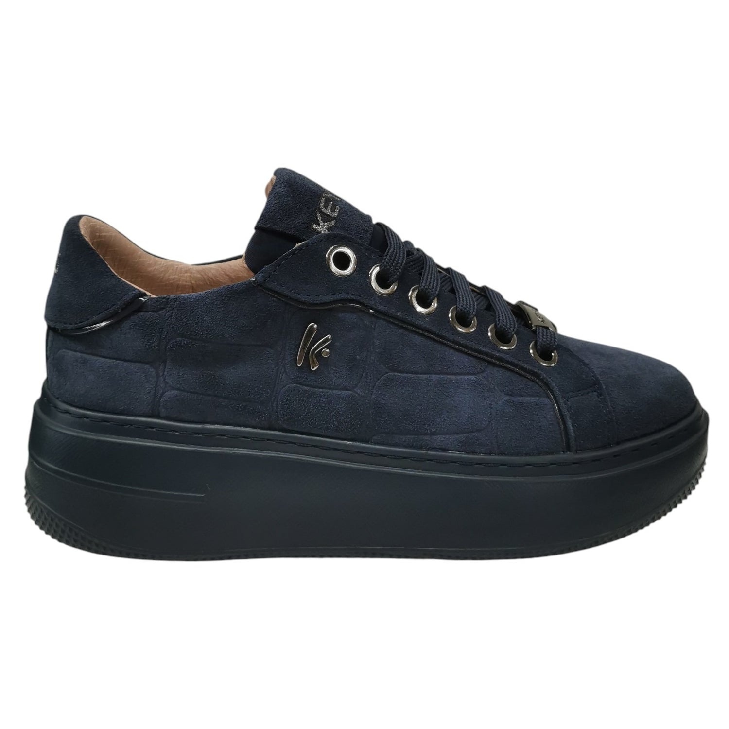 Keys Sneakers Donna in Camoscio Blu