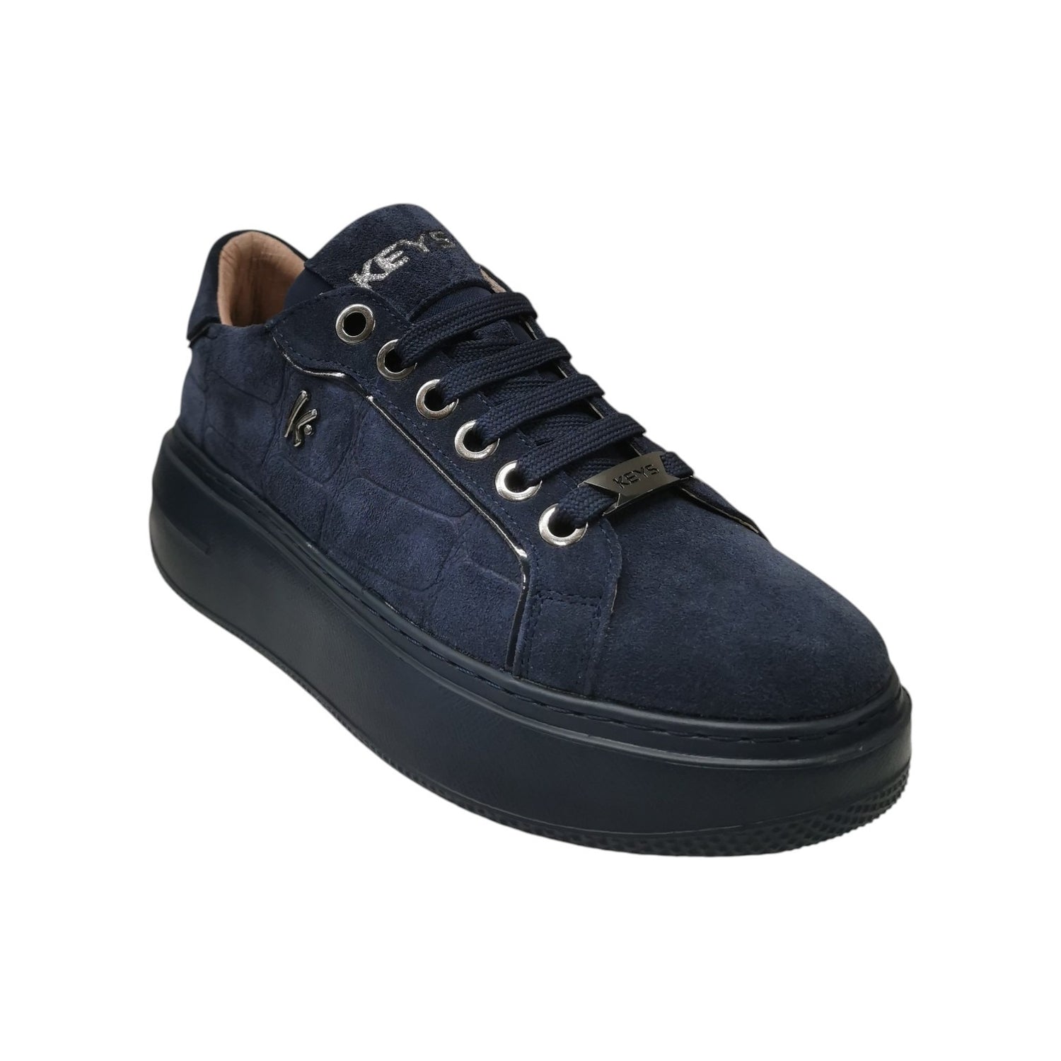 Keys Sneakers Donna in Camoscio Blu