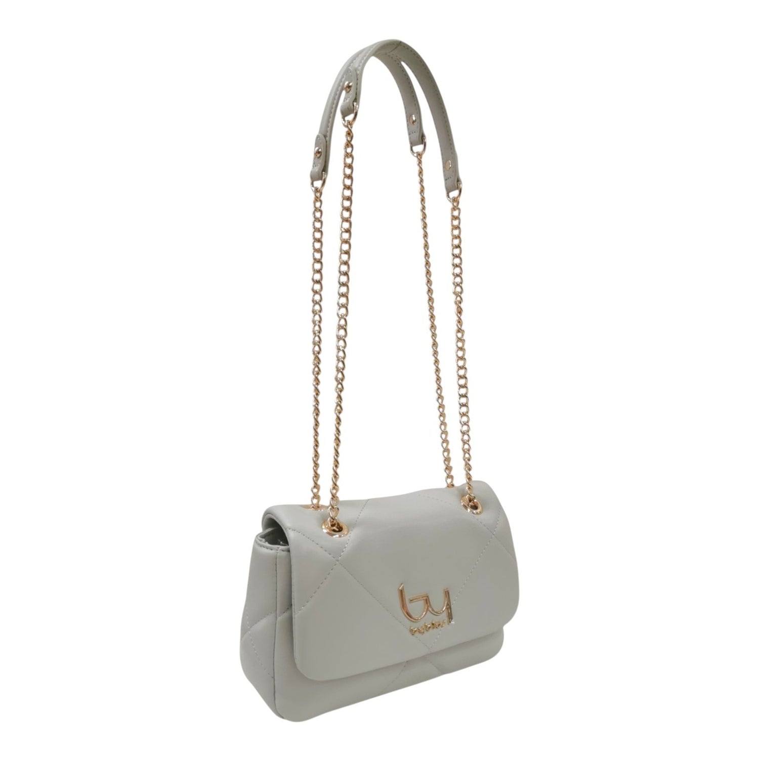 By Byblos Borsa a Tracolla Donna Trapuntata Perla con Catena