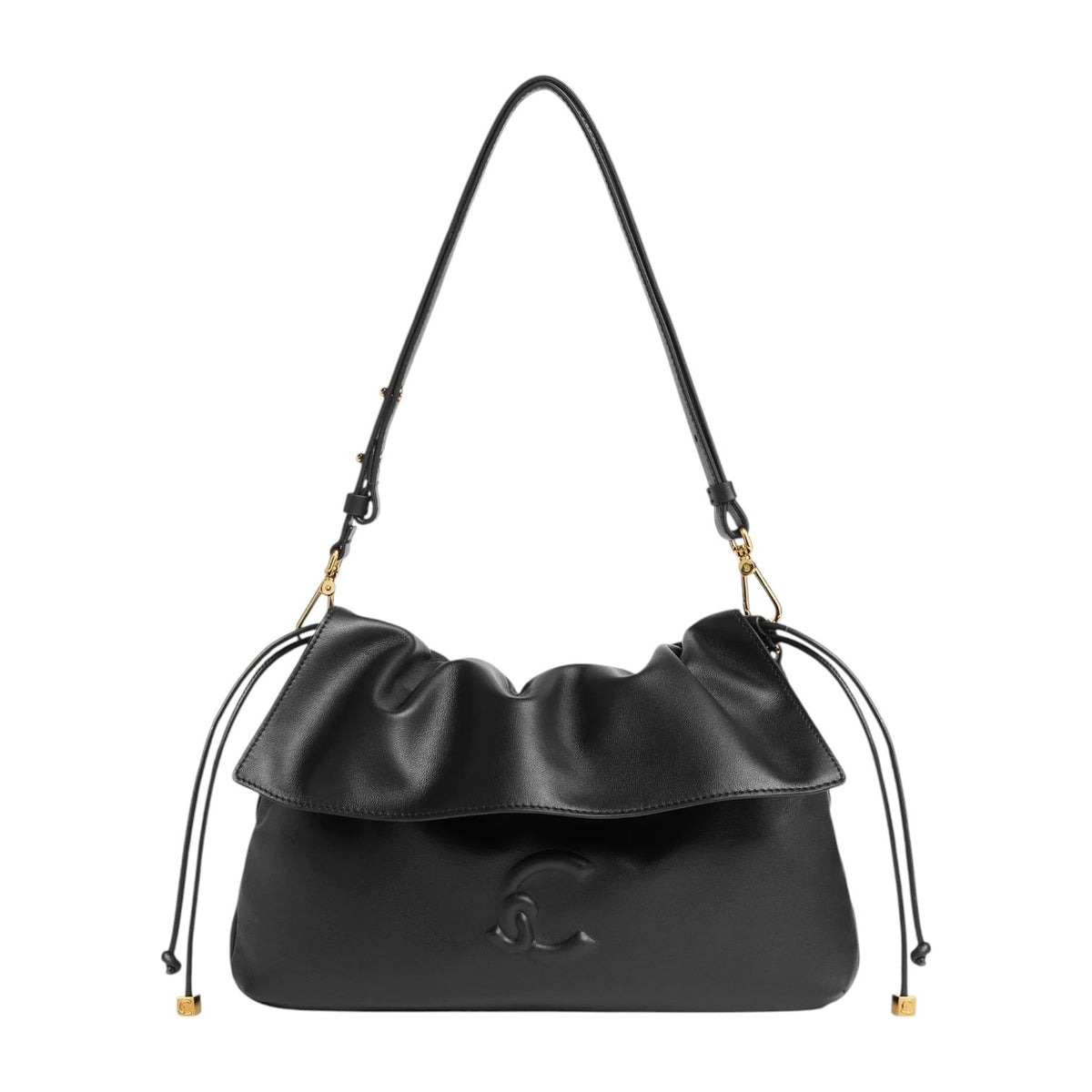 Coccinelle Borsa a Spalla Donna Lidia Piccola in Pelle Nera