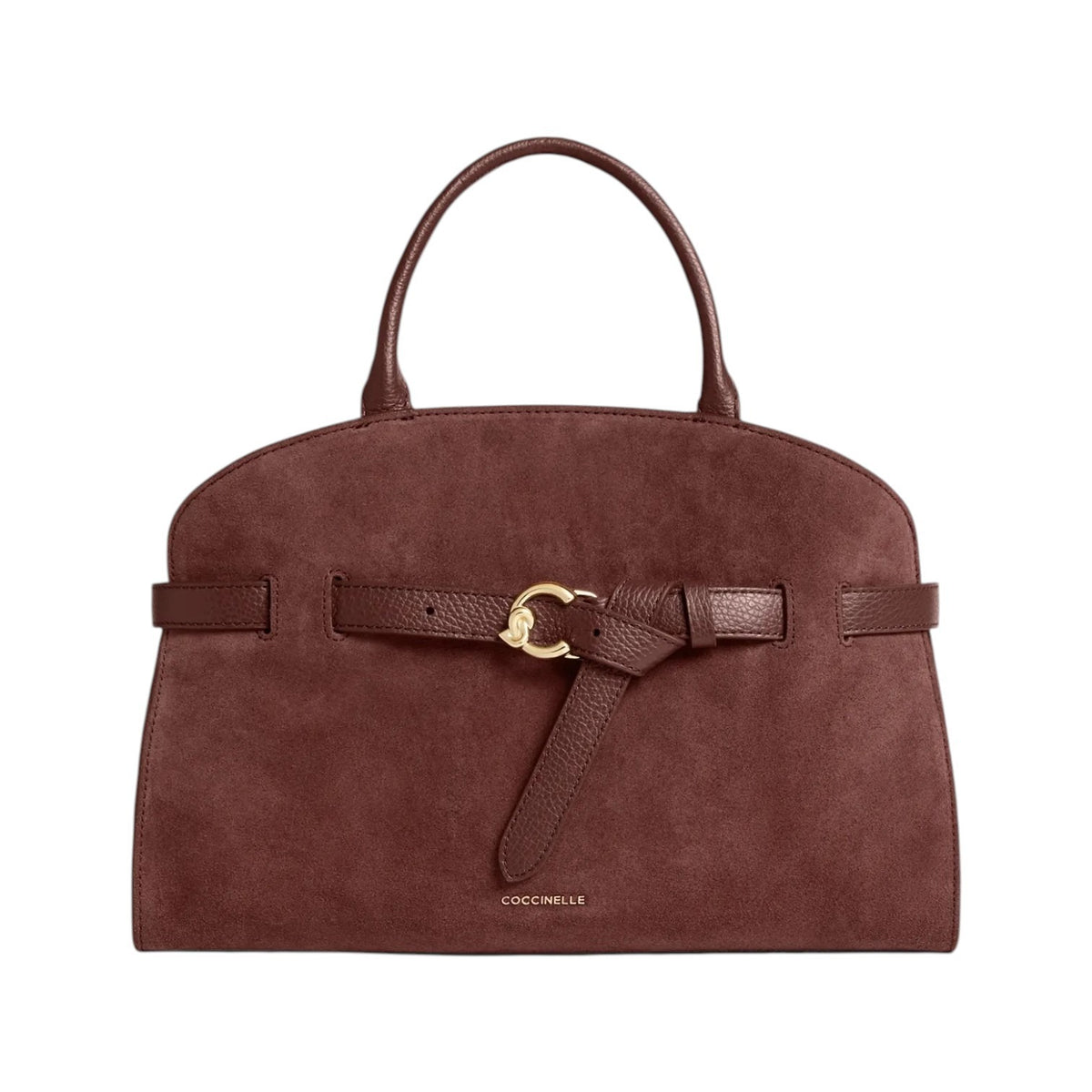 Coccinelle Borsa a Mano Donna Sabine Media in Camoscio Viola