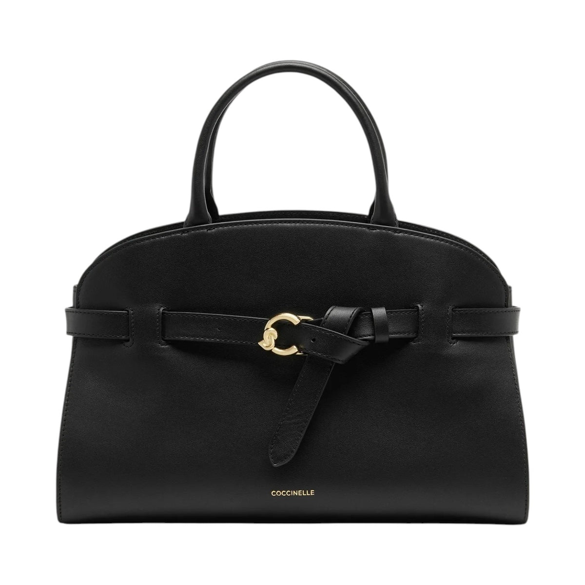 Coccinelle Borsa a Mano Donna Sabine Media in Pelle Nera