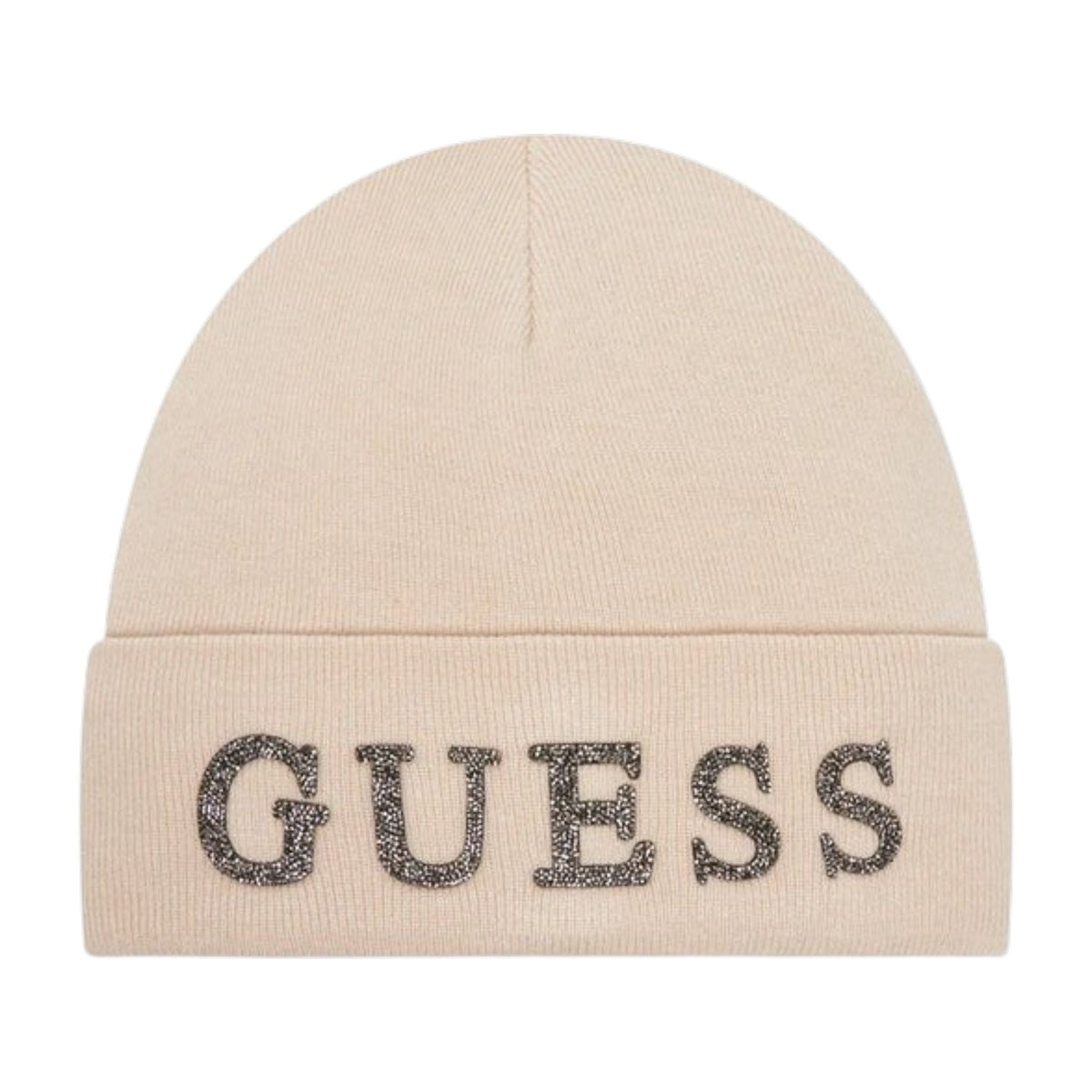Guess Cappello Donna Pietra con Logo Lettering Strass