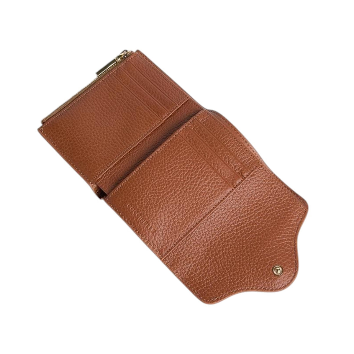 Coccinelle Portafoglio C-me Piccolo Donna in Pelle Cognac