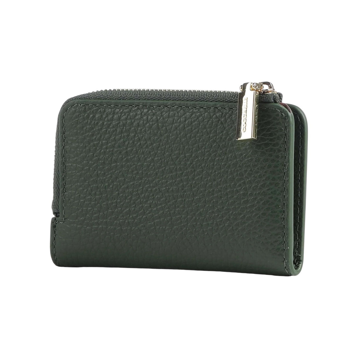 Coccinelle Portafoglio Metallic Donna in Pelle Martellata Verde