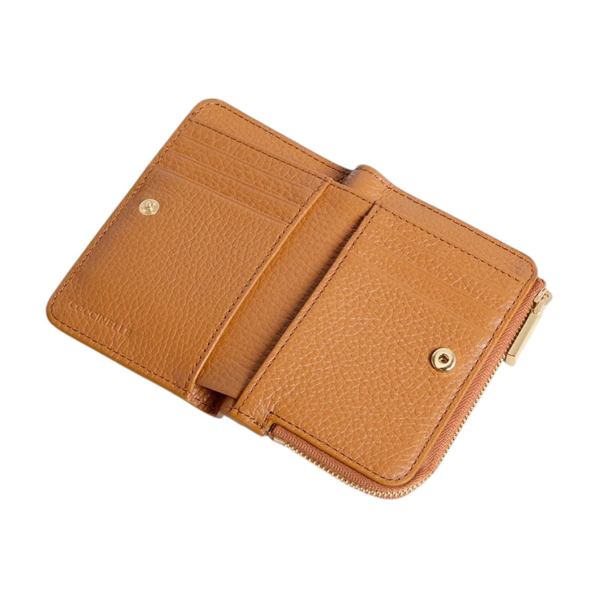 Coccinelle Portafoglio Metallic Donna in Pelle Martellata Pettirosso
