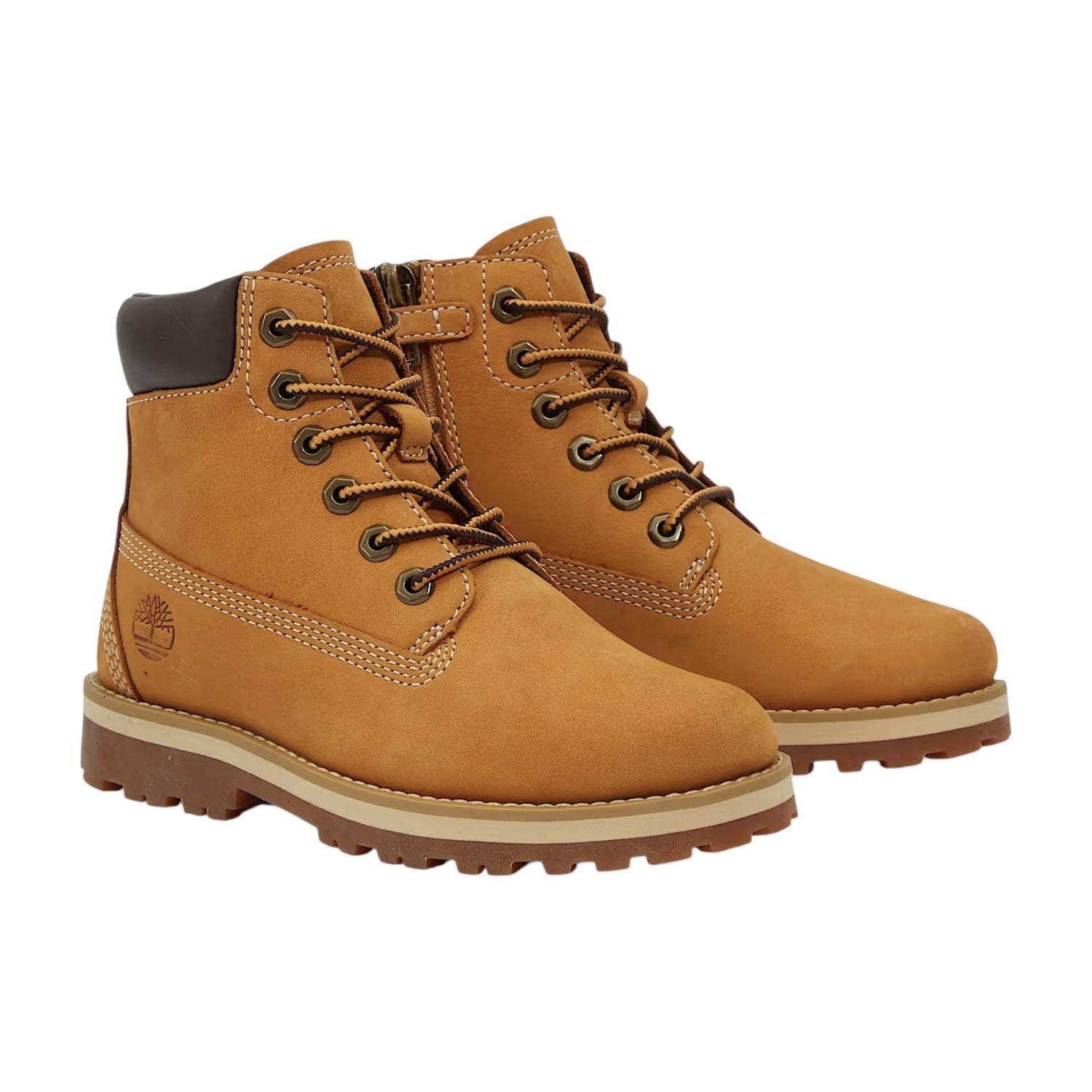 Timberland Polacchino Unisex Bambino Ocra in Nabuck Courma Kid