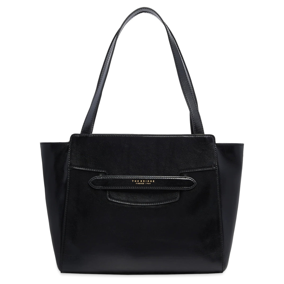 The Bridge Borsa a Spalla Lucrezia Donna in Pelle Nera