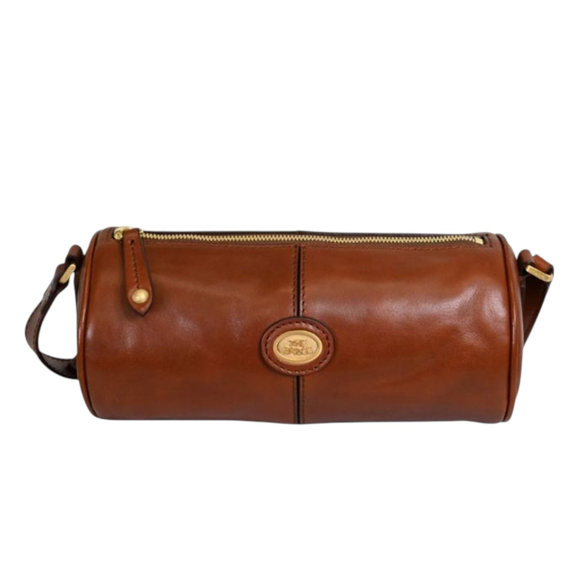 The Bridge Borsa a Tracolla Arrotondata Donna in Pelle Cuoio
