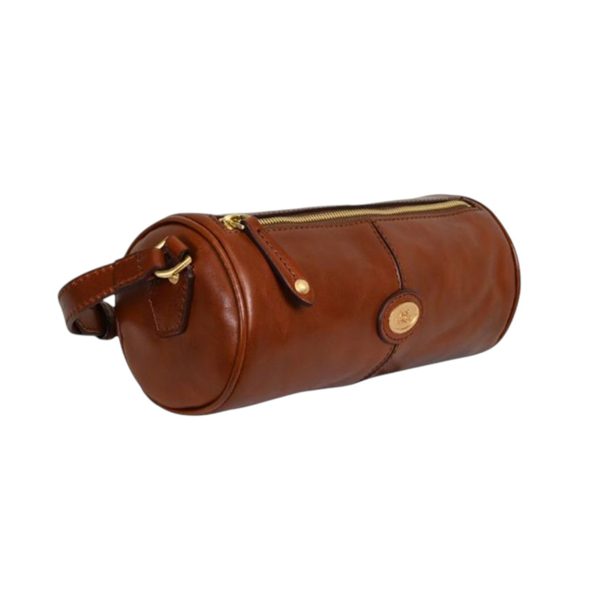 The Bridge Borsa a Tracolla Arrotondata Donna in Pelle Cuoio