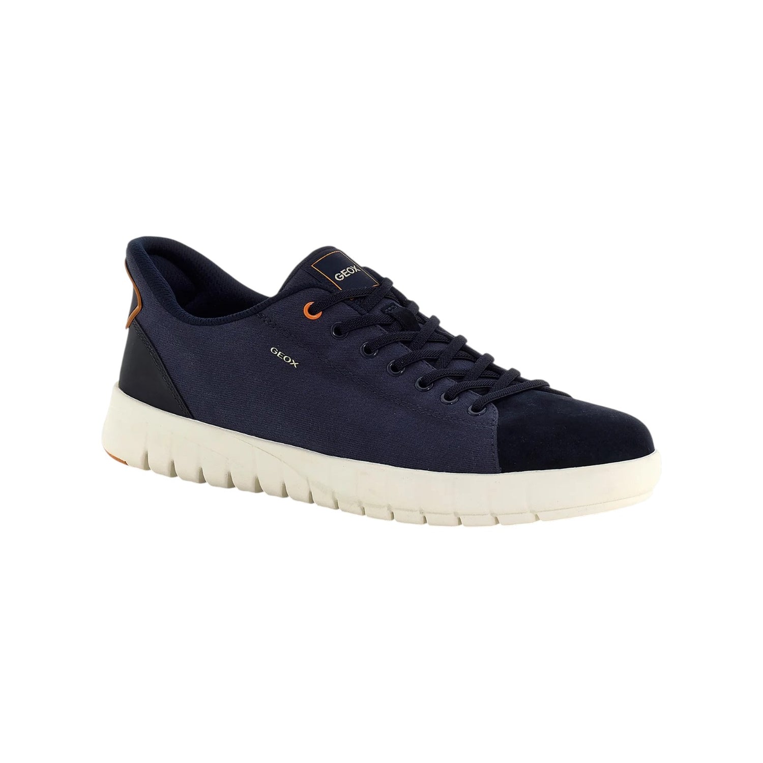 Geox Slip On Uomo Flextride Plus in Camoscio Blu