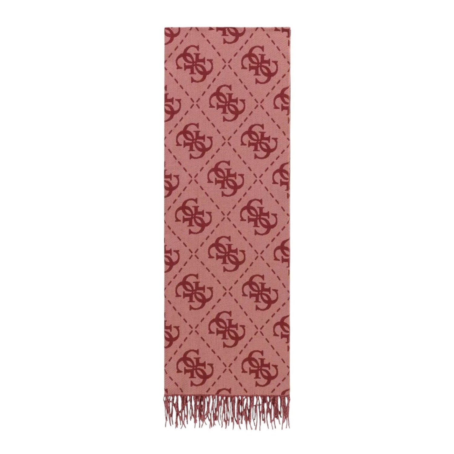 Guess Sciarpa Donna Bordeaux 4G Logo
