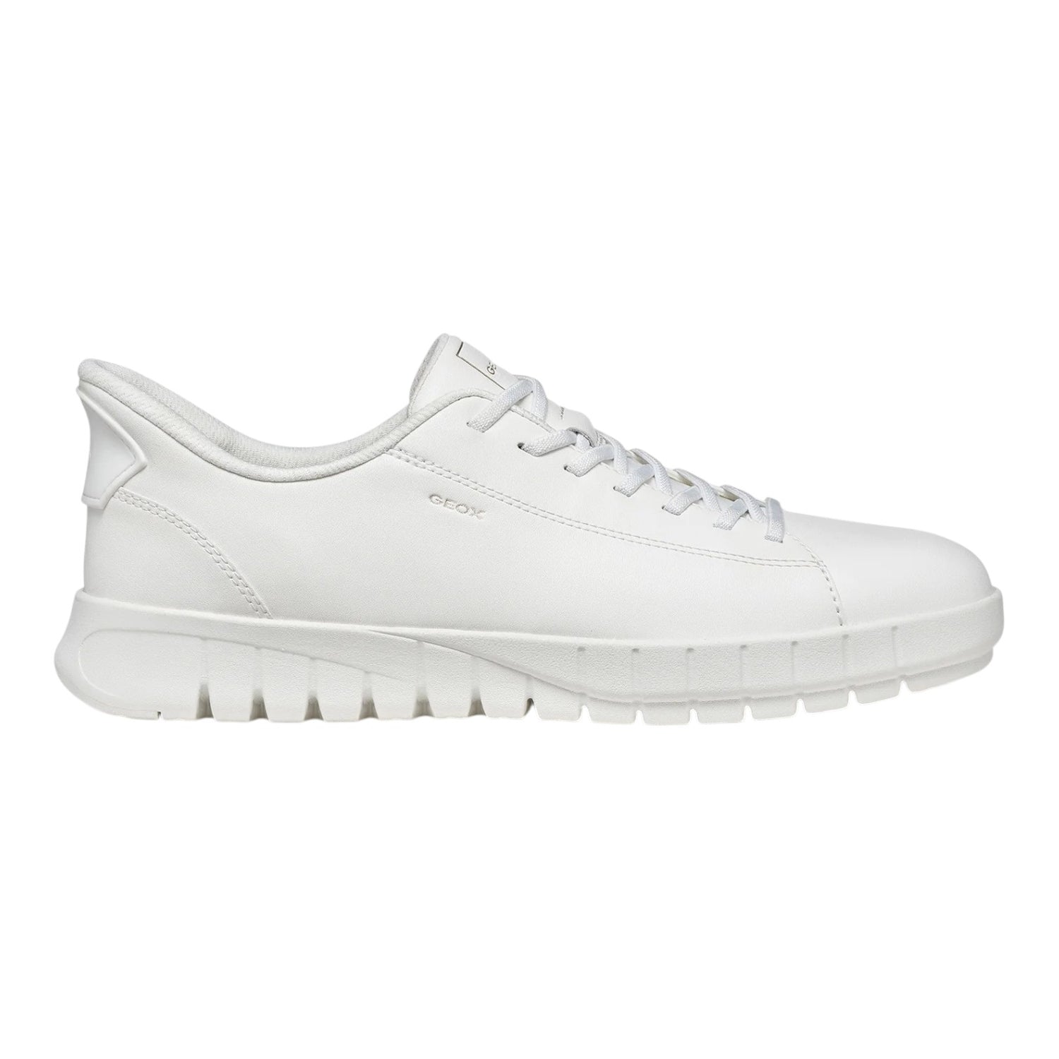 Geox Slip On Uomo Flextride Plus in Pelle Bianca