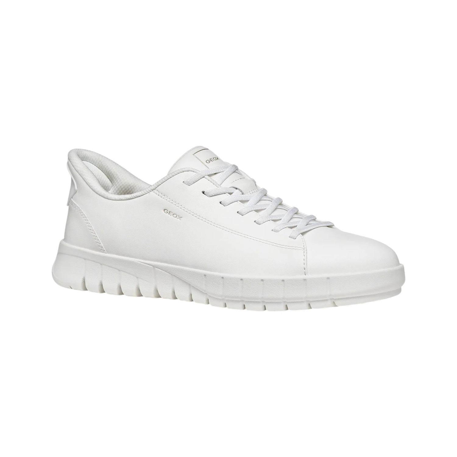 Geox Slip On Uomo Flextride Plus in Pelle Bianca