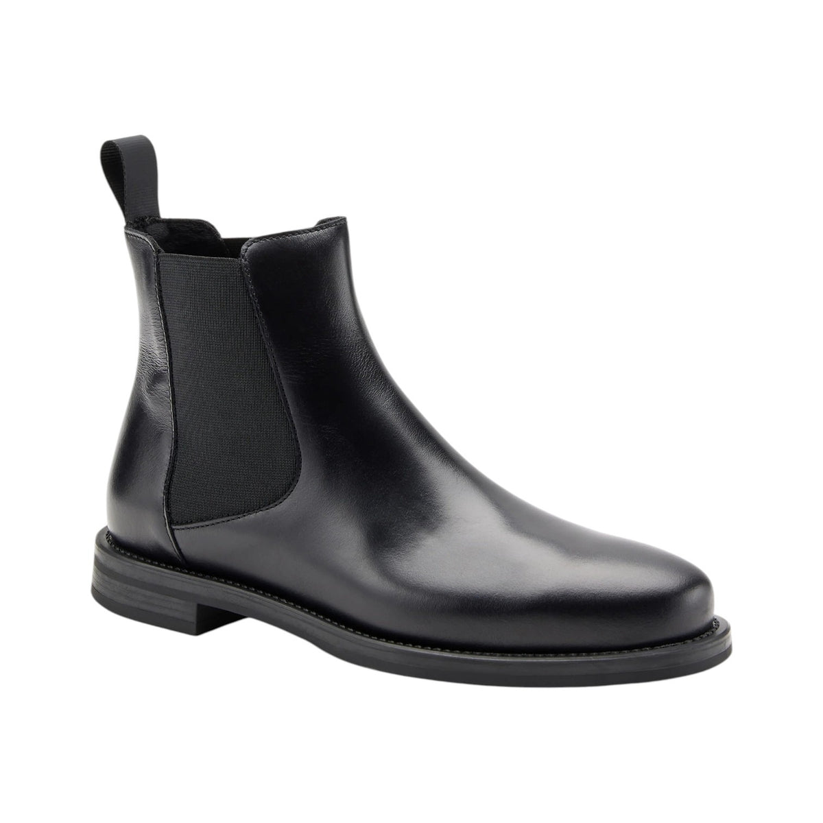 Frau Beatles Donna in Pelle Nera con Elastico