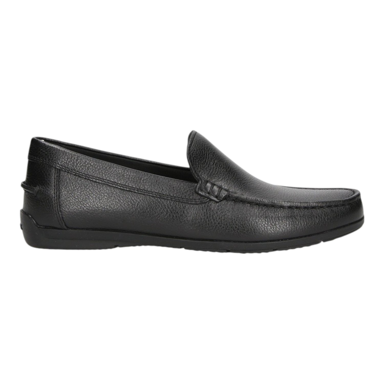 Geox Mocassino Uomo in Pelle Morbida Nera