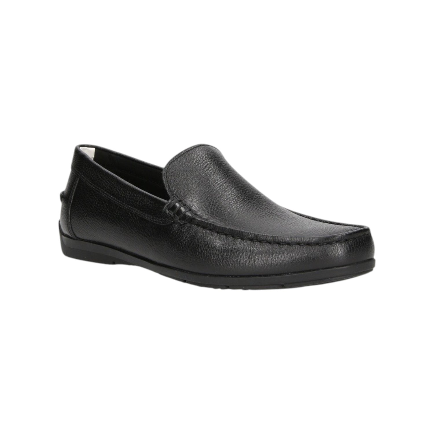 Geox Mocassino Uomo in Pelle Morbida Nera
