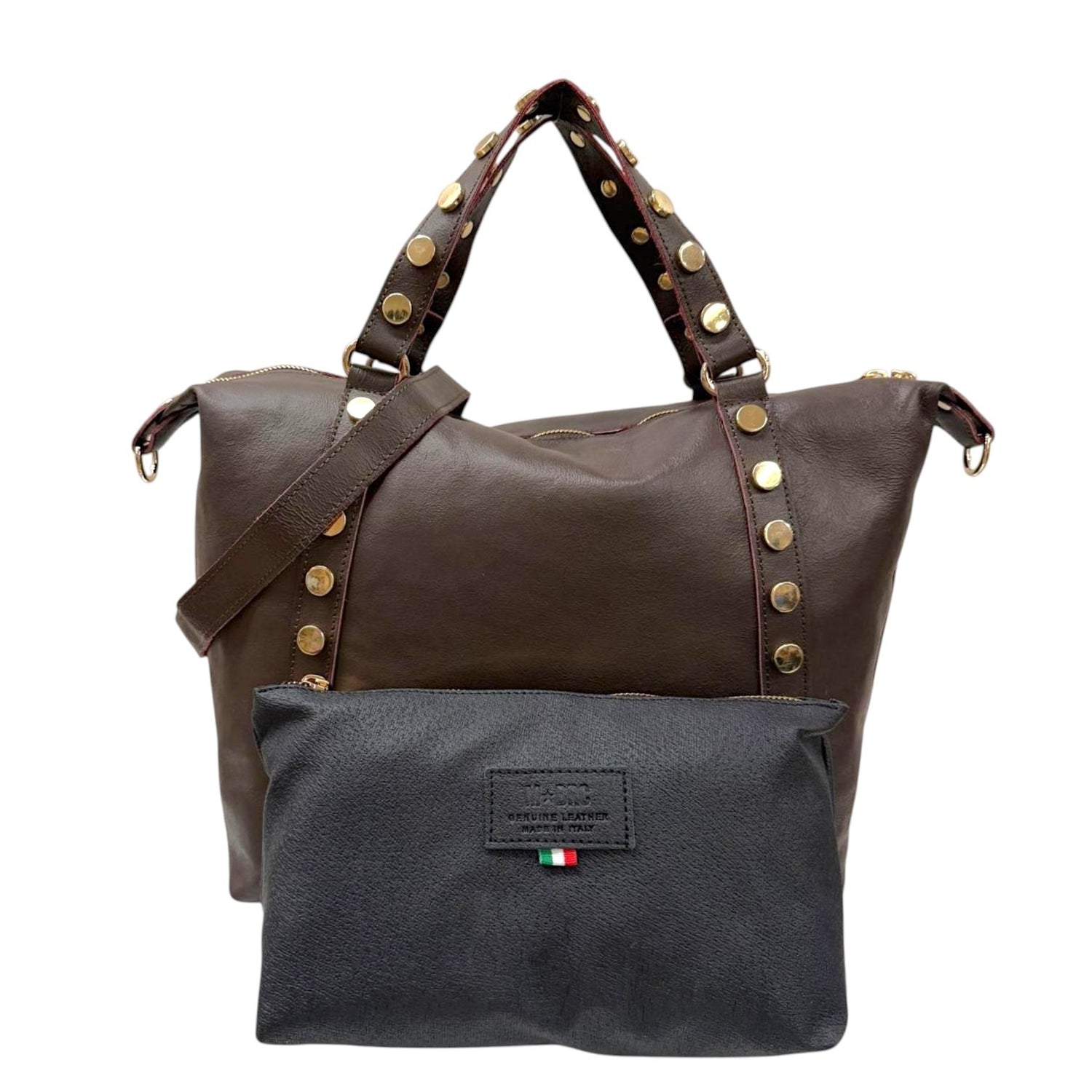 M Brc Borsa a Mano Donna Linea Coins Moro con Tracolla