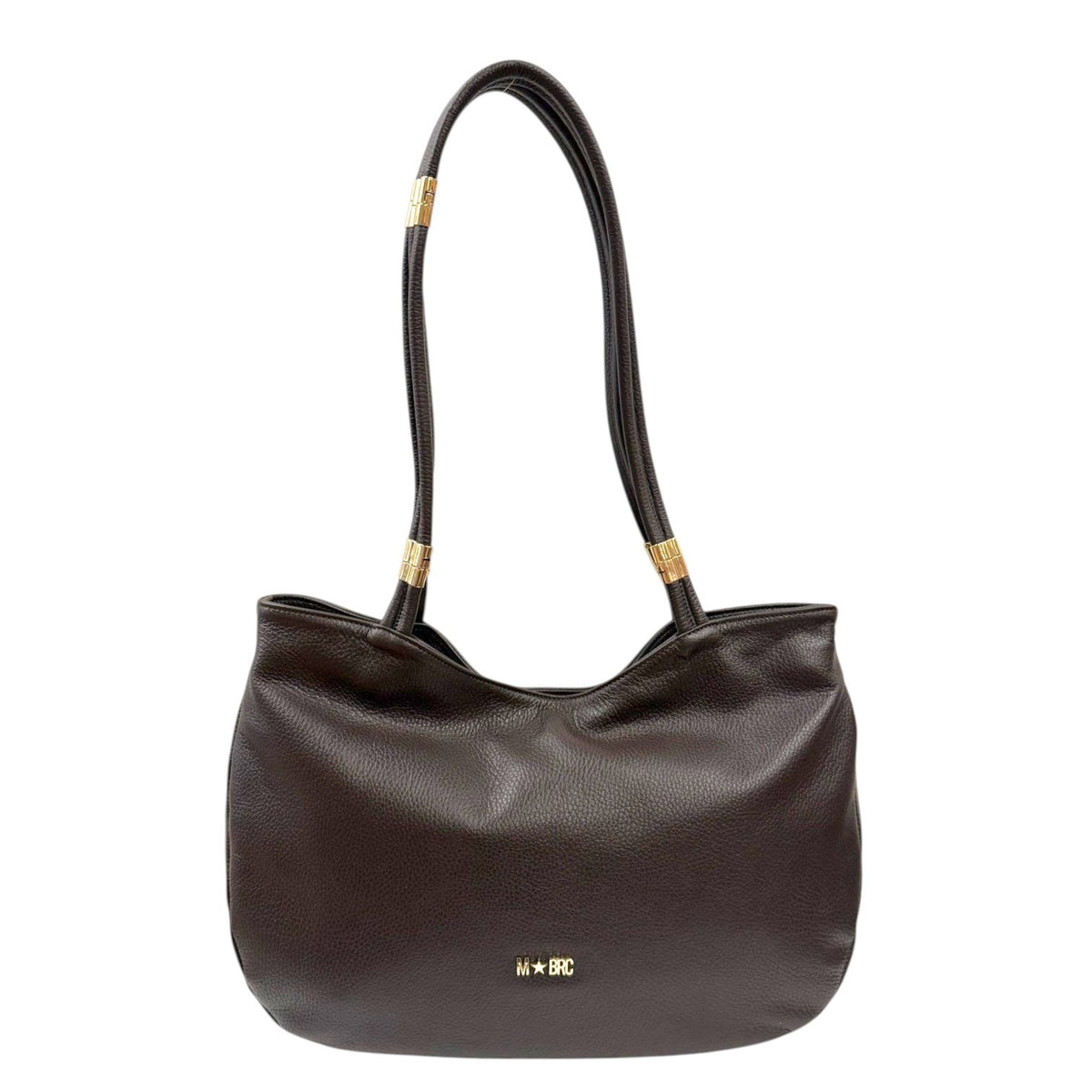 M Brc Borsa a Spalla Donna Linea Tubolar Grande Moro con Doppio Manico