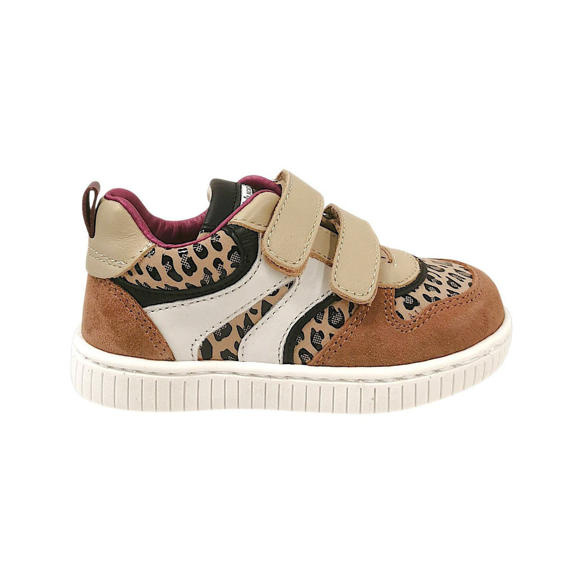 Balducci Sneakers Bambina Terra Leopardato con Strappo