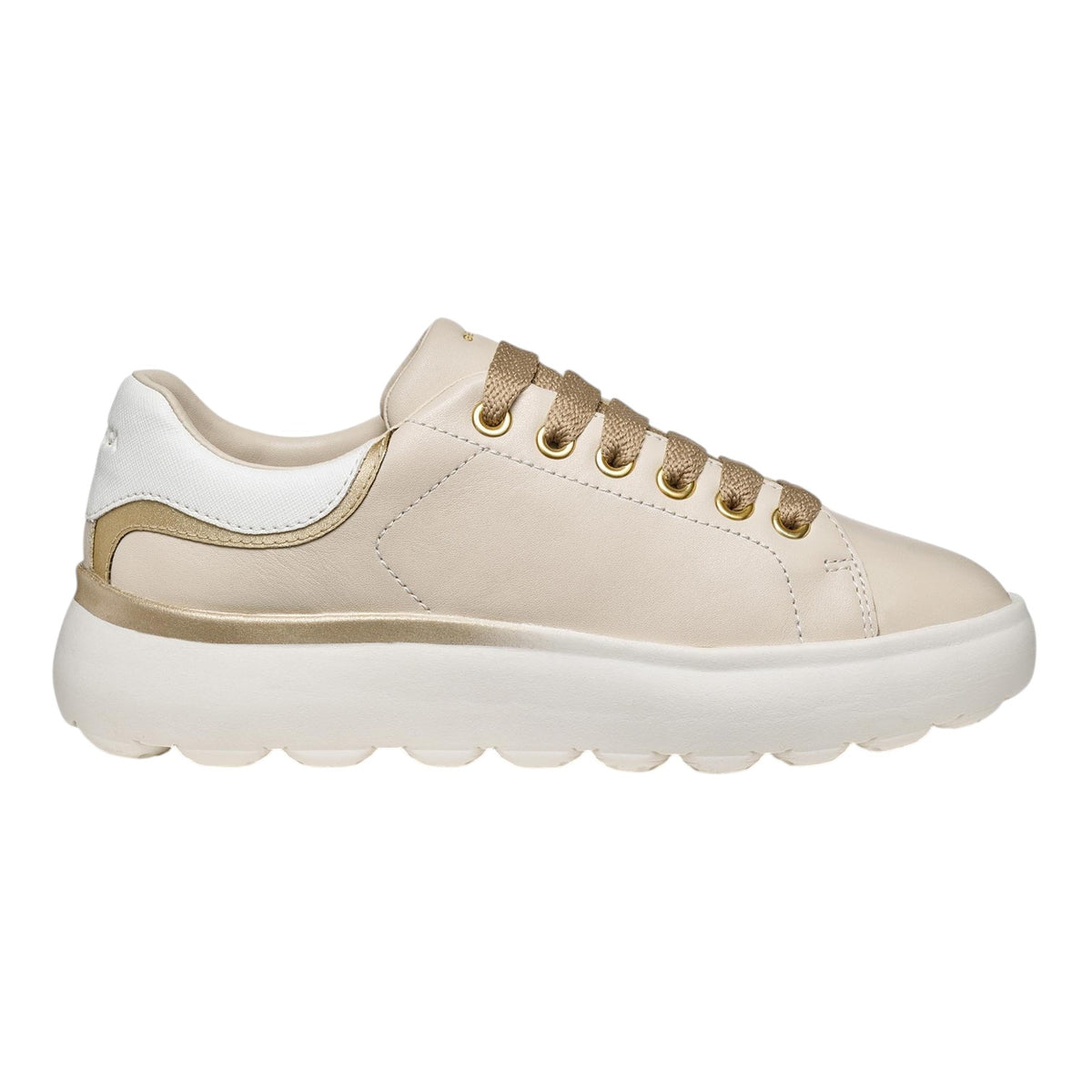 Geox Sneakers Donna Beige Oro Spherica Ec4.1