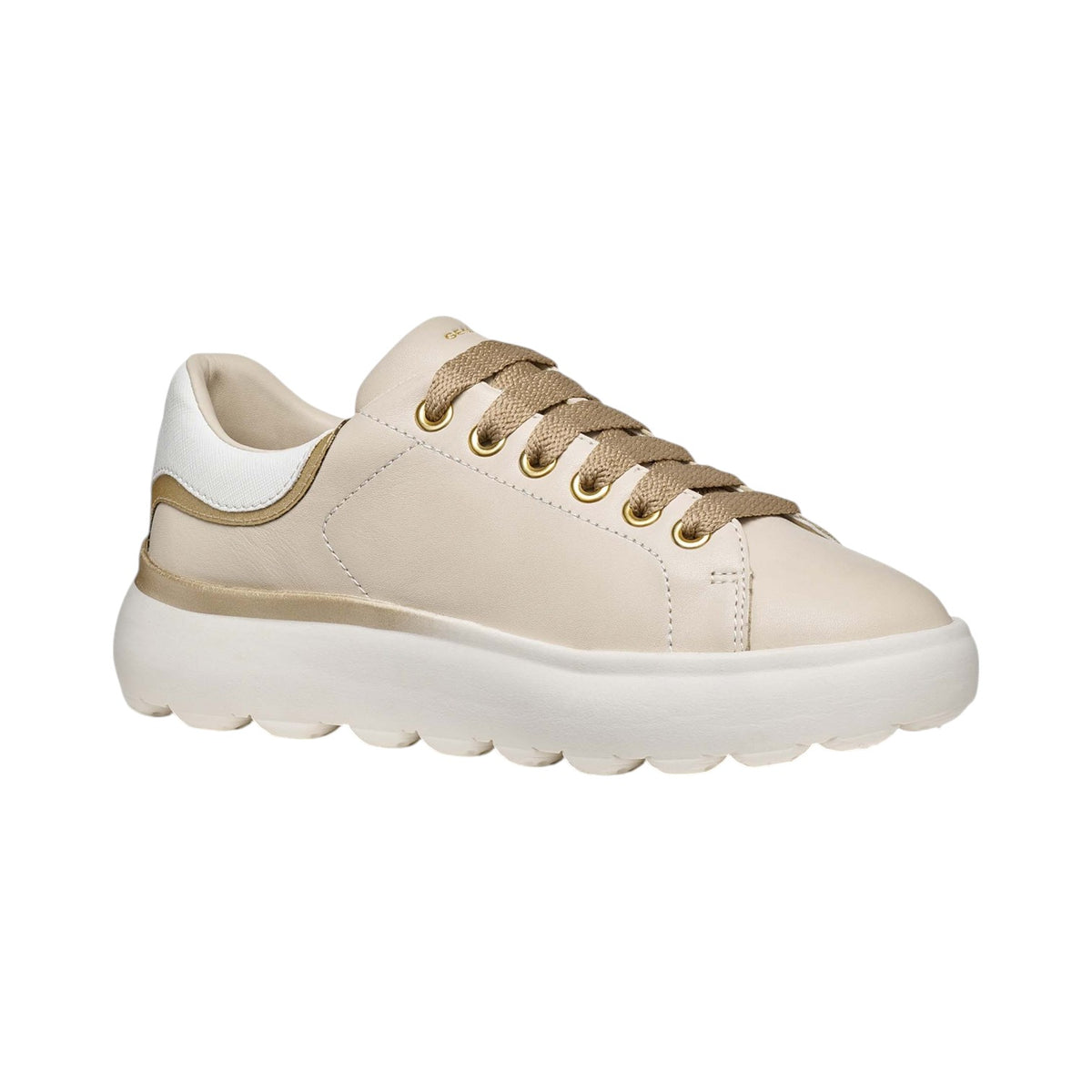 Geox Sneakers Donna Beige Oro Spherica Ec4.1