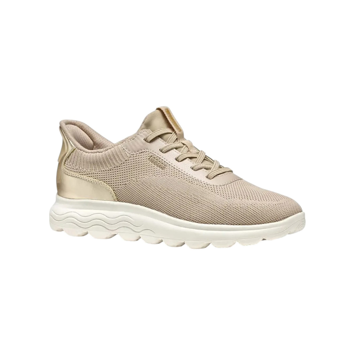 Geox Slip On Donna Spherica Plus in Tessuto Tortora Oro